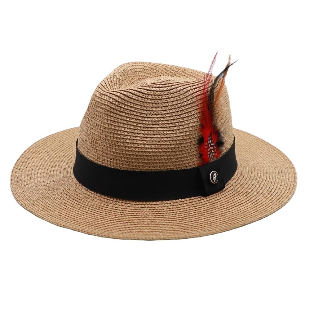 2961 Fedora Hats Classic Wide Brim Fedora Hat Dress Hats Panama Hat